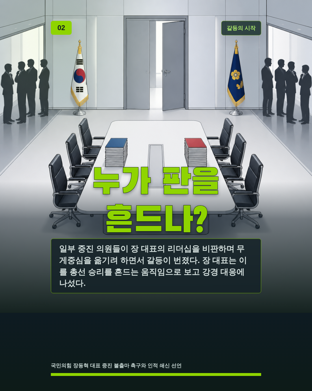누가 판을 흔드나?