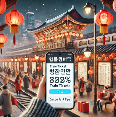설날 기차표 예매 완벽 공략 (모바일, 할인, 꿀팁)