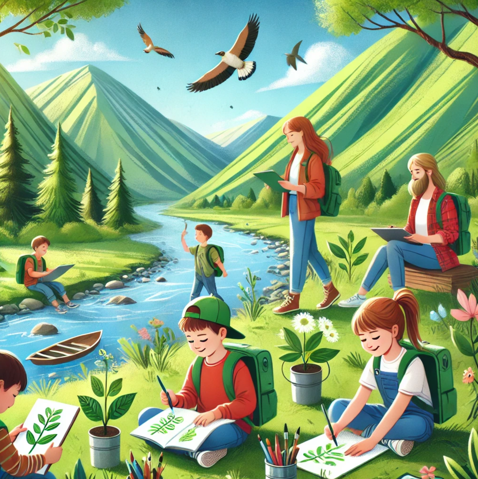 스마트폰 중독 해소, 자연여행, 아이교육, 디지털 해방