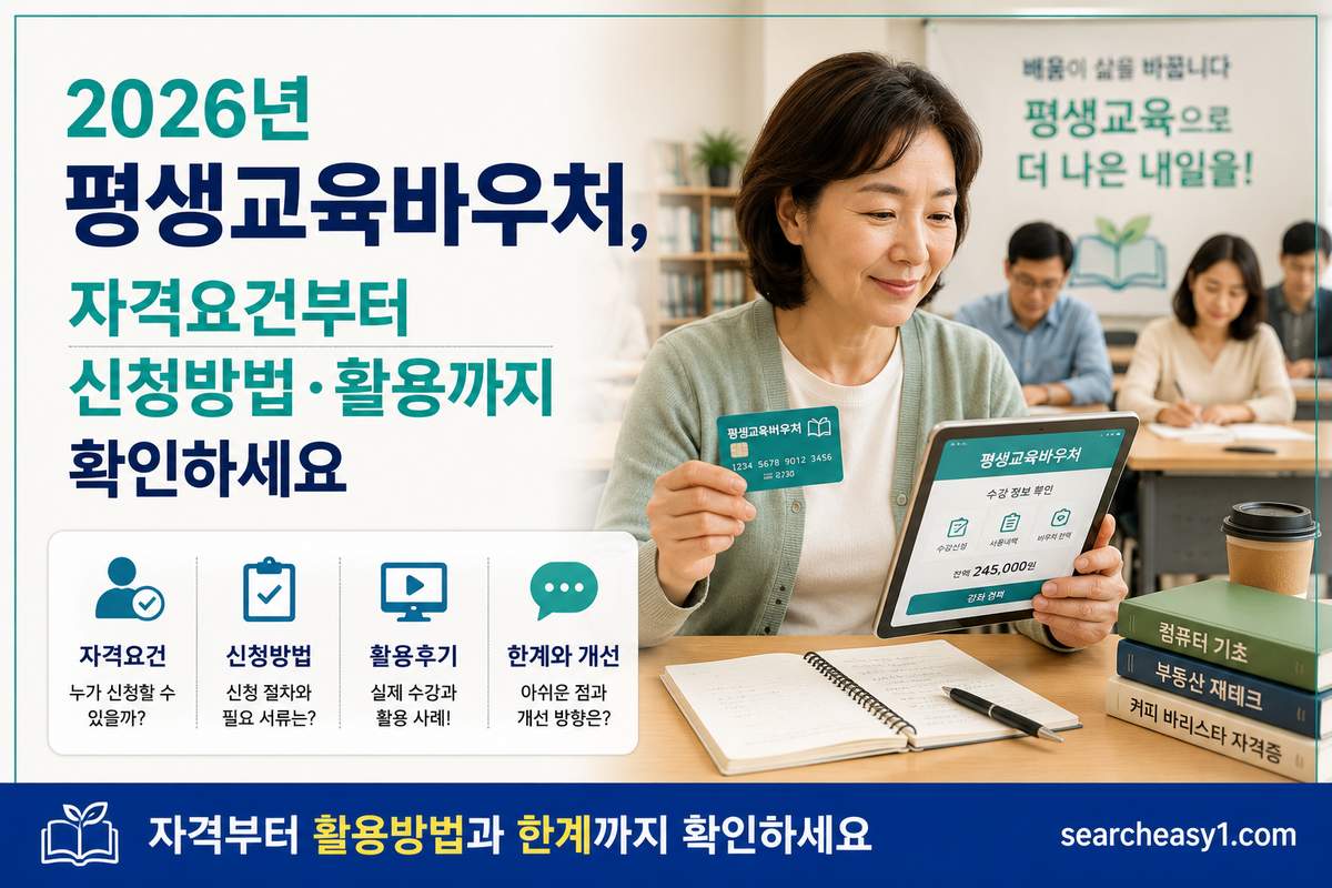2026년 평생교육바우처