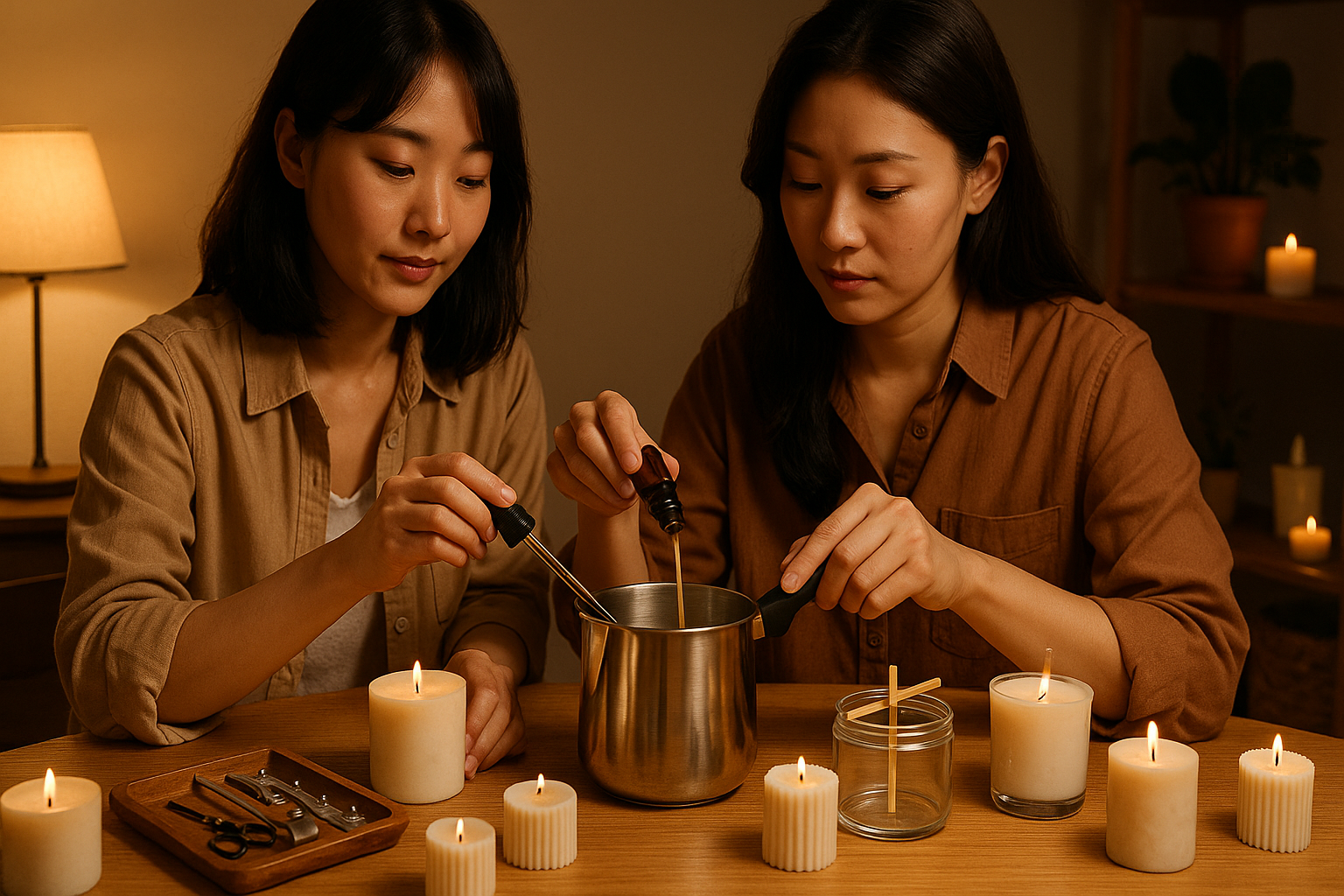 아로마 향초 만들기