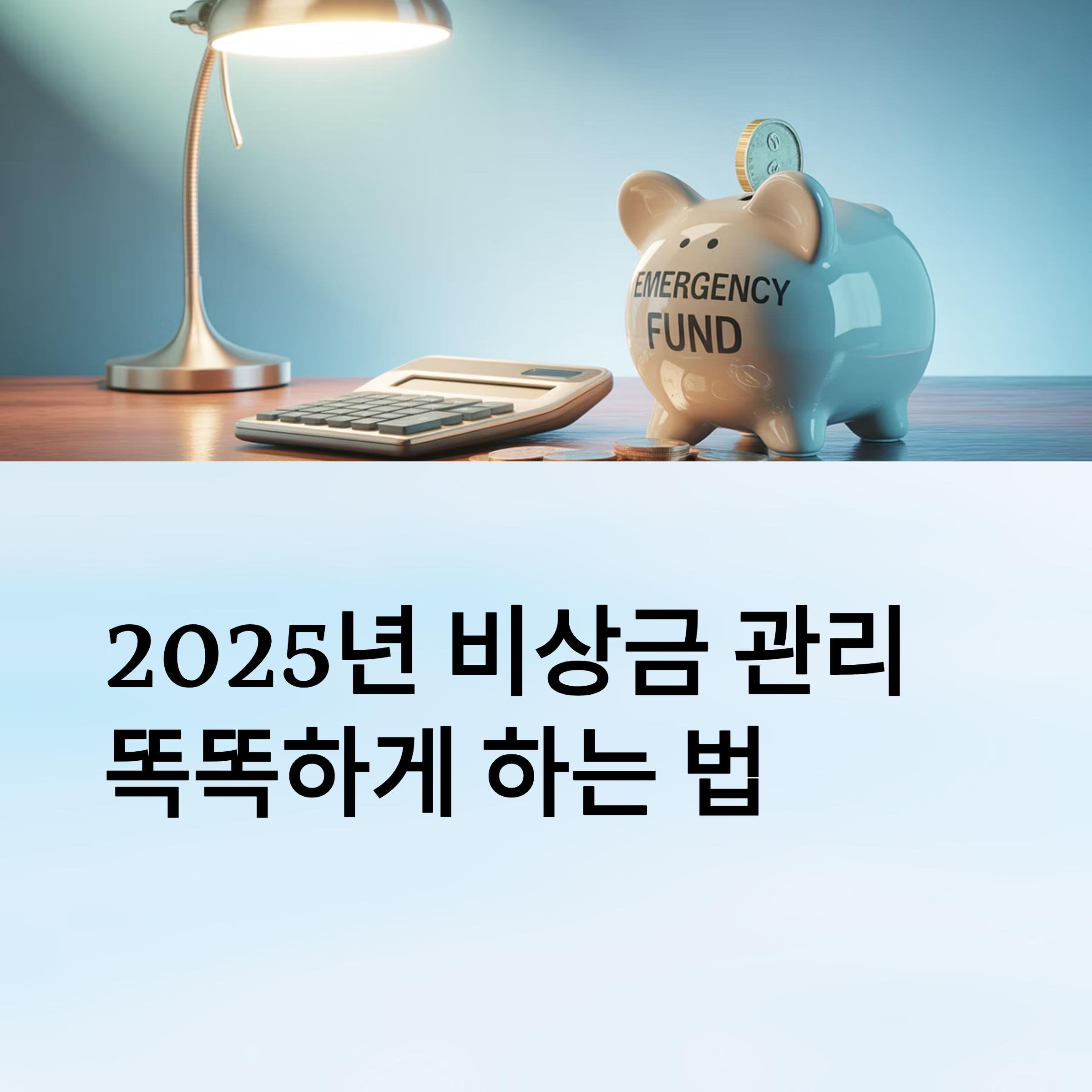 비상금 관리 똑똑하게 하는 법