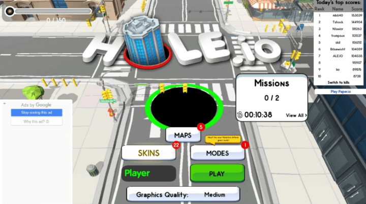 홀아이오-PC게임-메인-화면