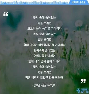 삶의 희망 관련 명언 100선_6