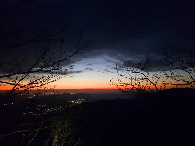 울산 가지산 일출산행