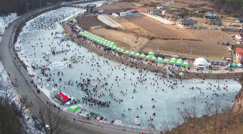 안동 암산얼음축제2