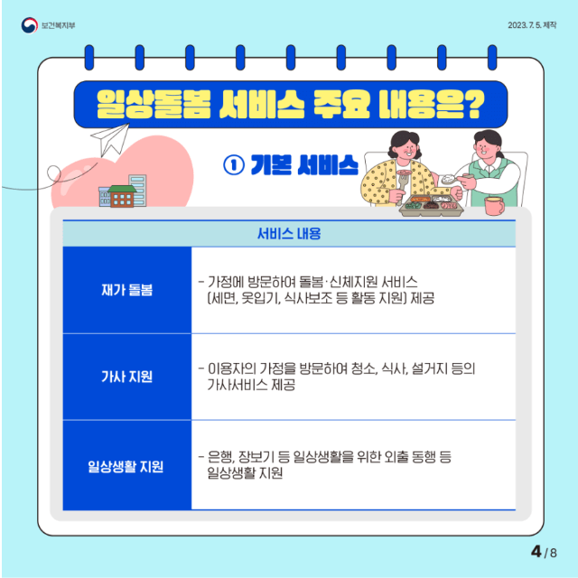 일상 돌봄 서비스