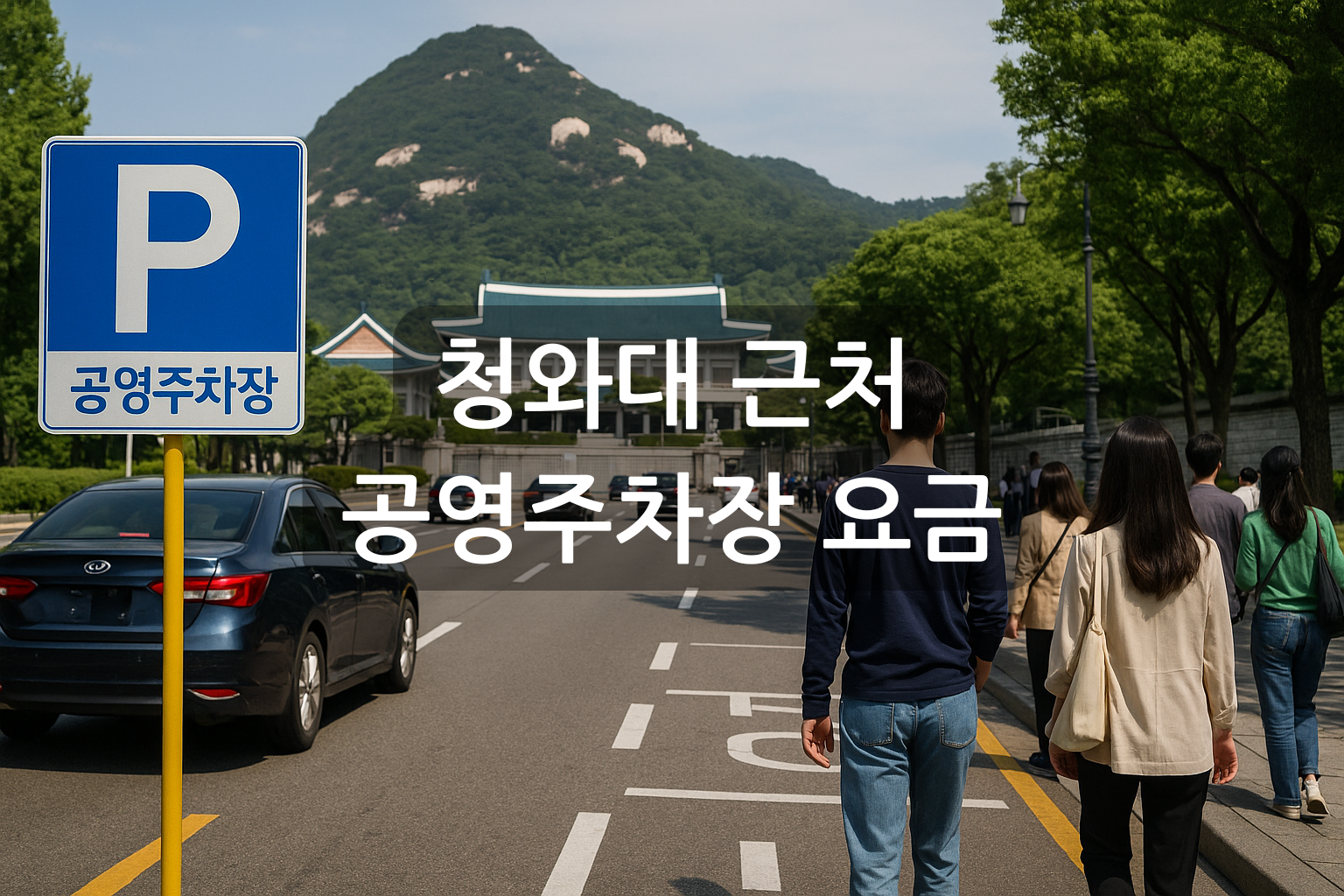 청와대 근처 공영주차장 요금