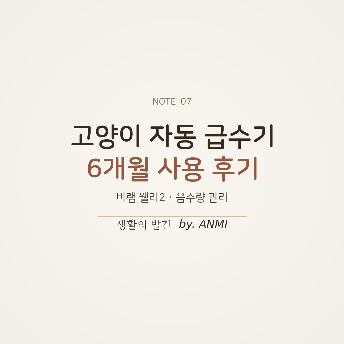 바램 웰리2 고양이 자동 급수기 6개월 사용 후기와 앱 음수량 관리 방법