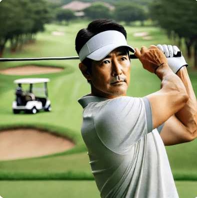 아이언 정타 비결 (어드레스 정렬, 헤드 궤도, 골반 회전)