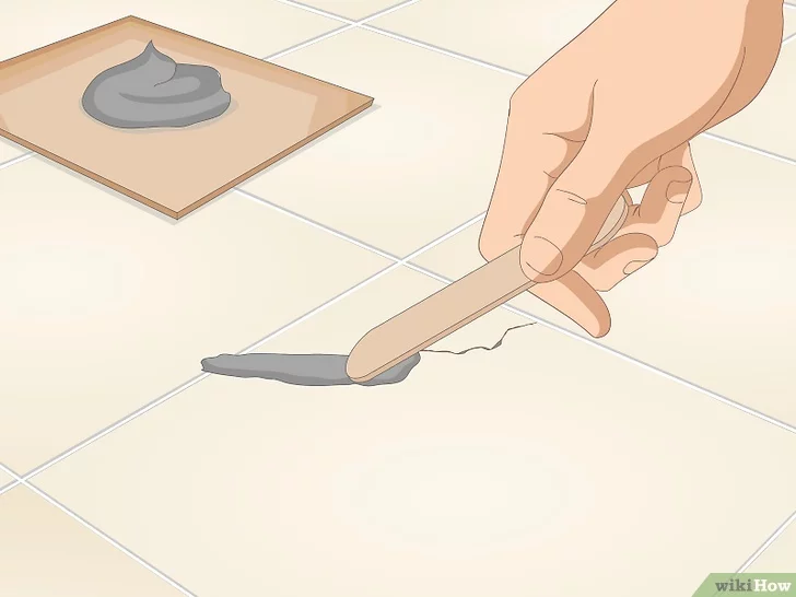 깨진 타일 수리