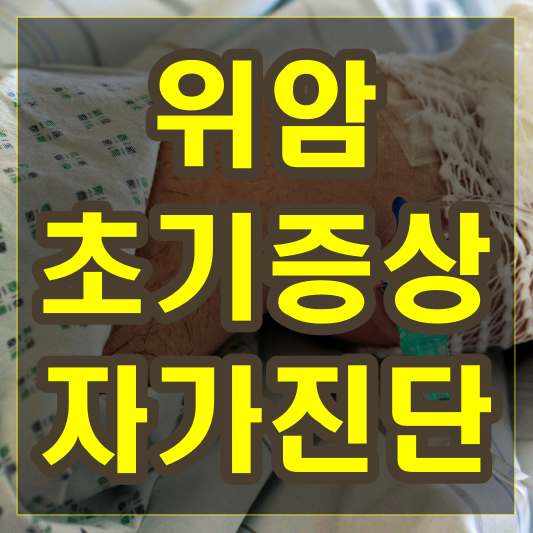 위암 초기증상 자가진단