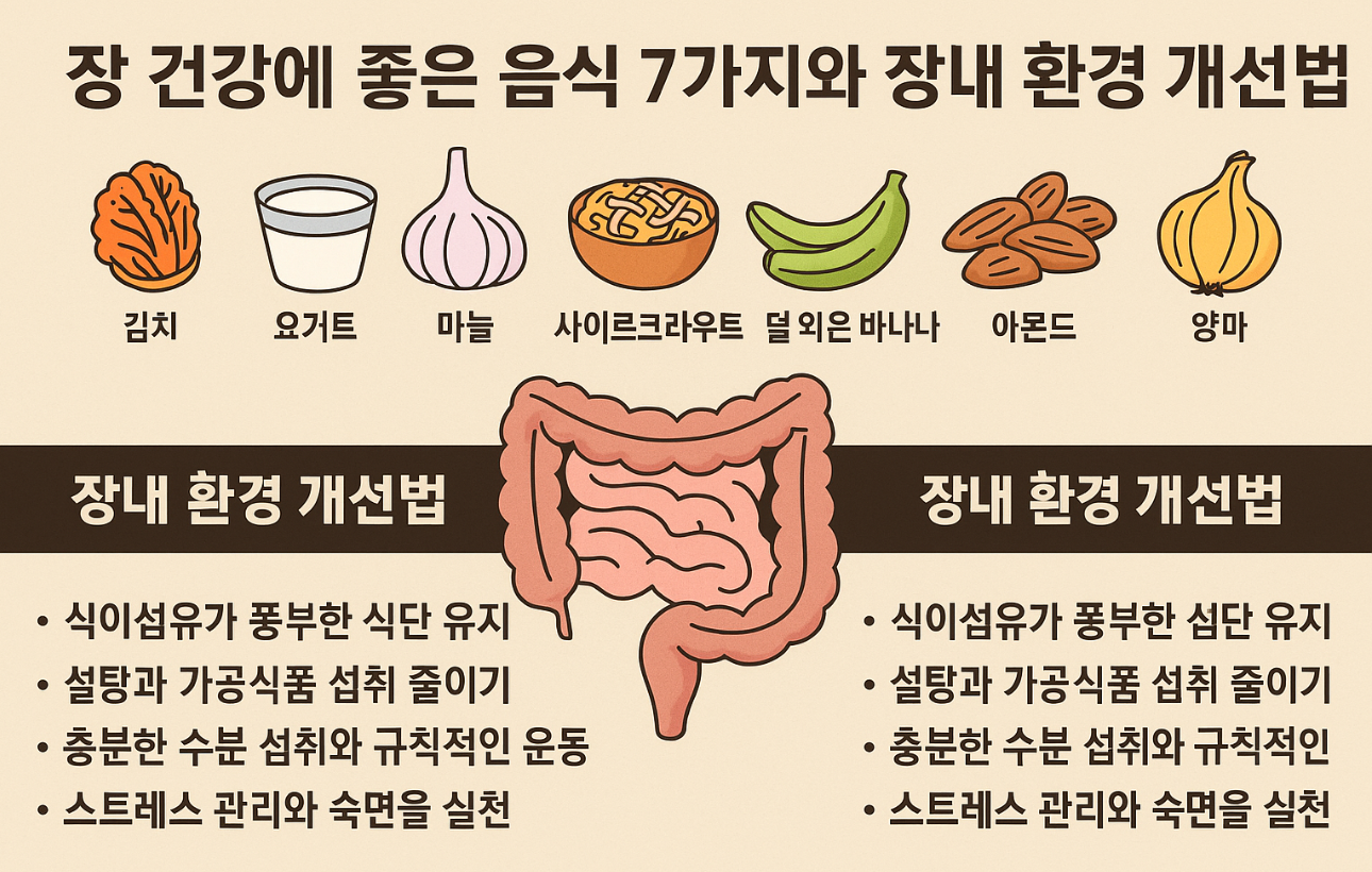 장 건강 관련 사진