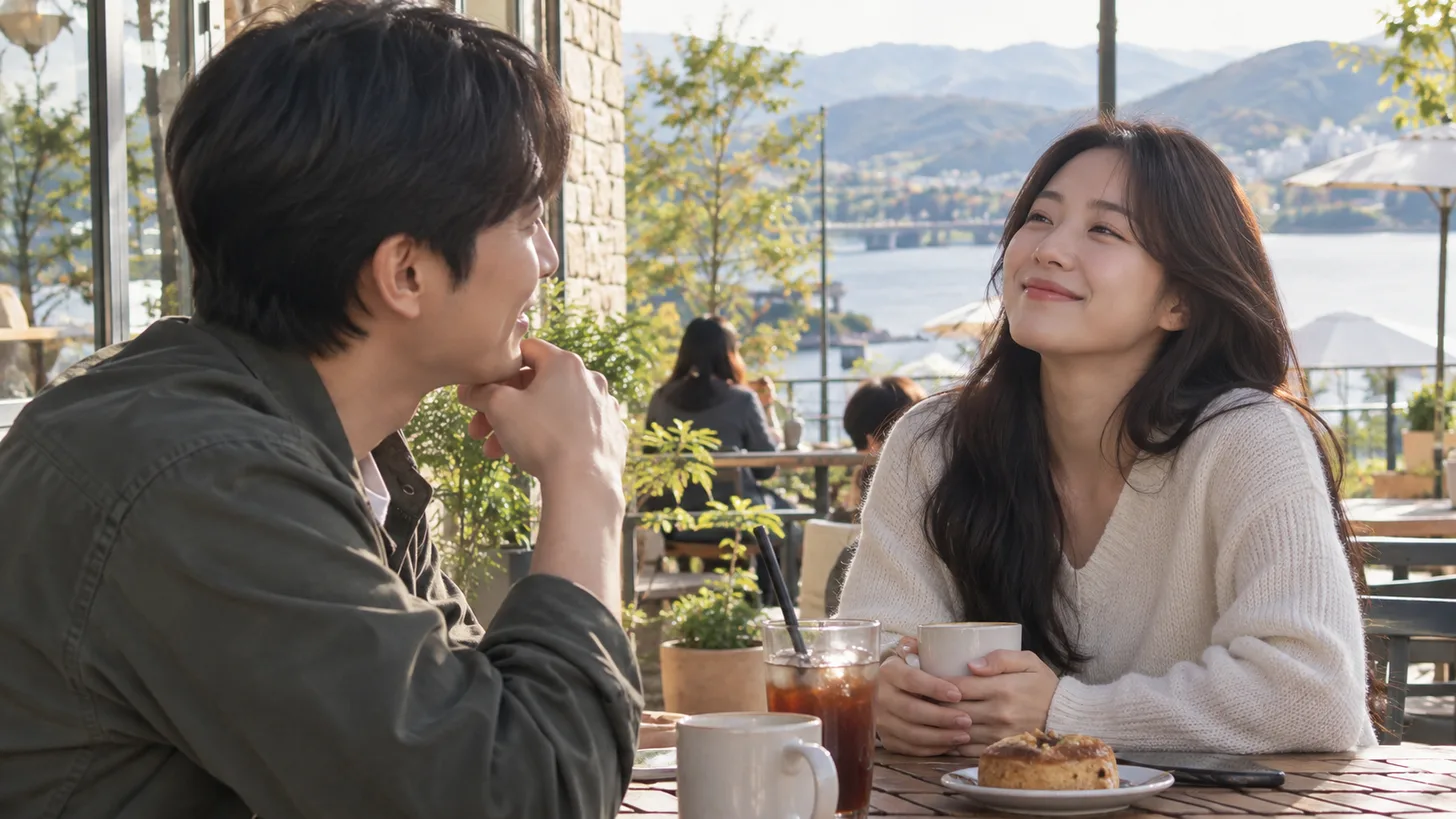 마음의 짐을 덜고 편안하게 숨을 고르는 사람