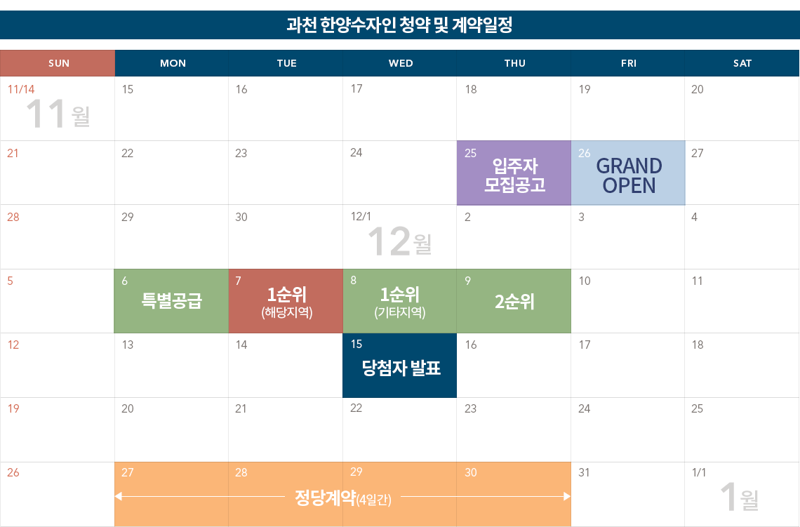 과천한양수자인분양일정