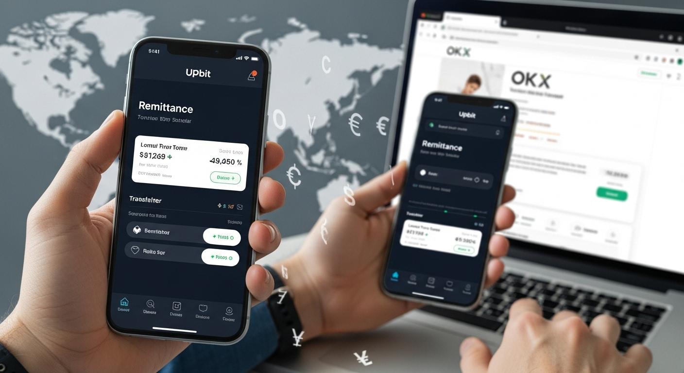 업비트okx송금방법