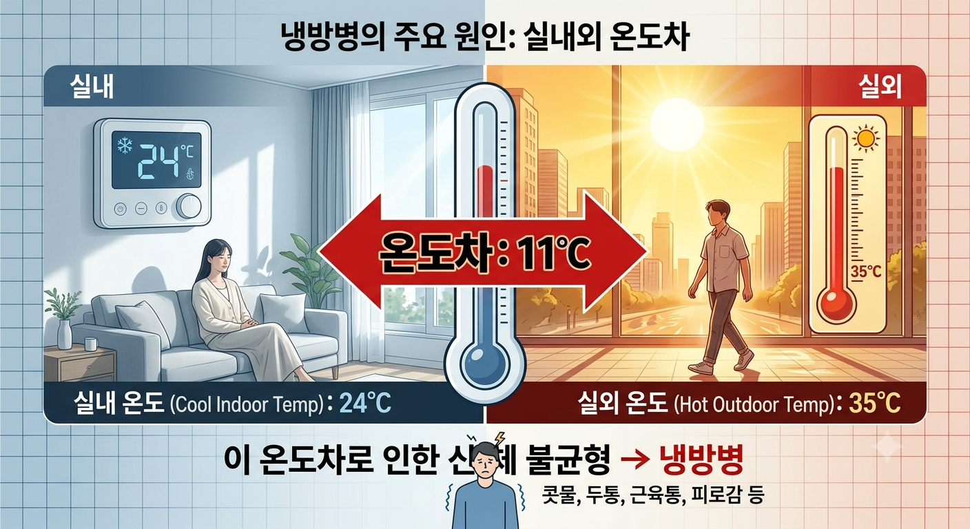 냉방병 증상