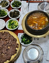 한정식-소장작불고기