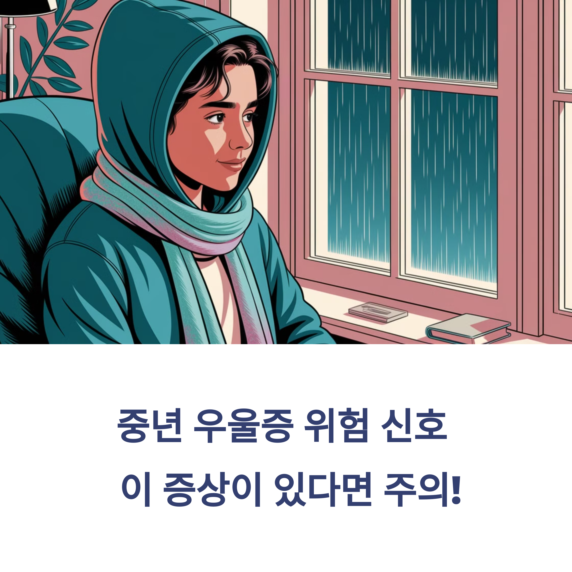 중년 우울증 위험 신호 – 이 증상이 있다면 주의!