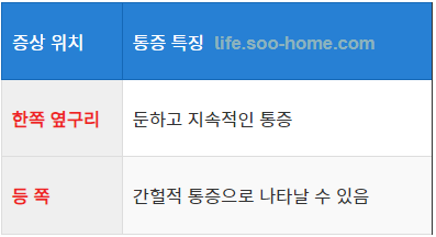 옆구리 통증 (Flank Pain)