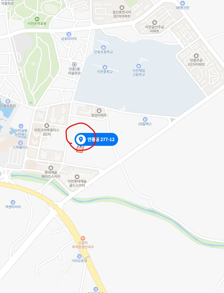 이천금호어울림 위치