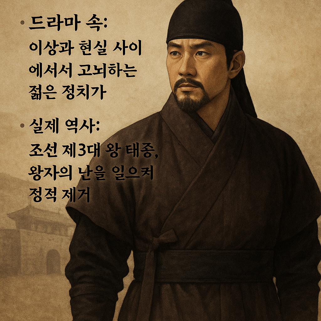 이방원 – 드라마의 주인공, 역사 속 냉혹한 현실주의자