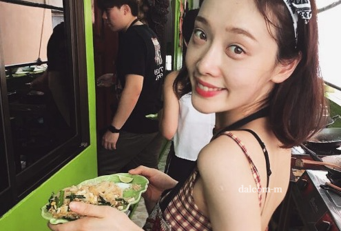 김히어라 여행중 사진