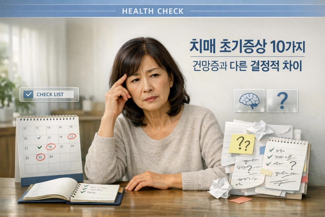 치매와 건망증 차이, 기억력 저하를 가볍게 보면 안 되는 이유