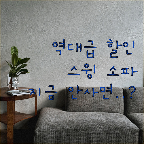 역대급 할인 중인 거실 스윙 소파 추..