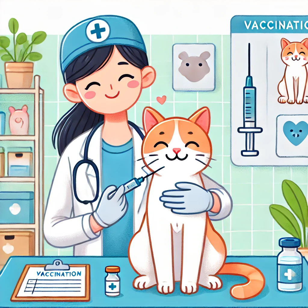 반려묘 예방접종 관련 이미지