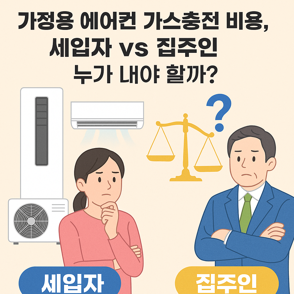 가정용 에어컨 가스충전 비용