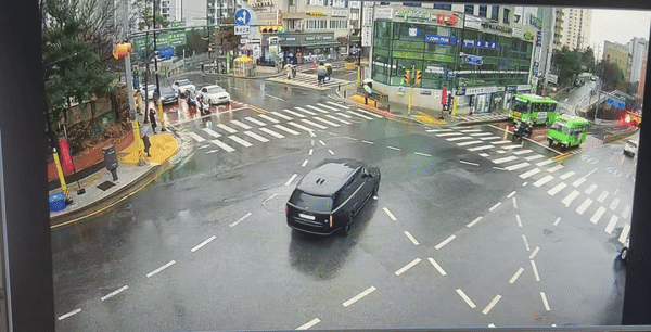 마약 취한 운전자, 인도 돌진