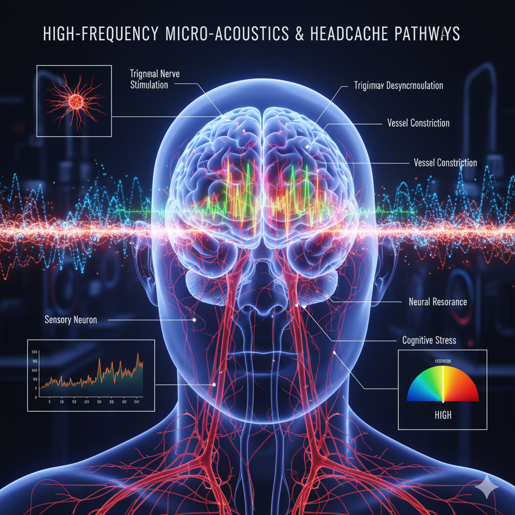 고주파 미시소음과 두통 사이의 신경적 연결관계