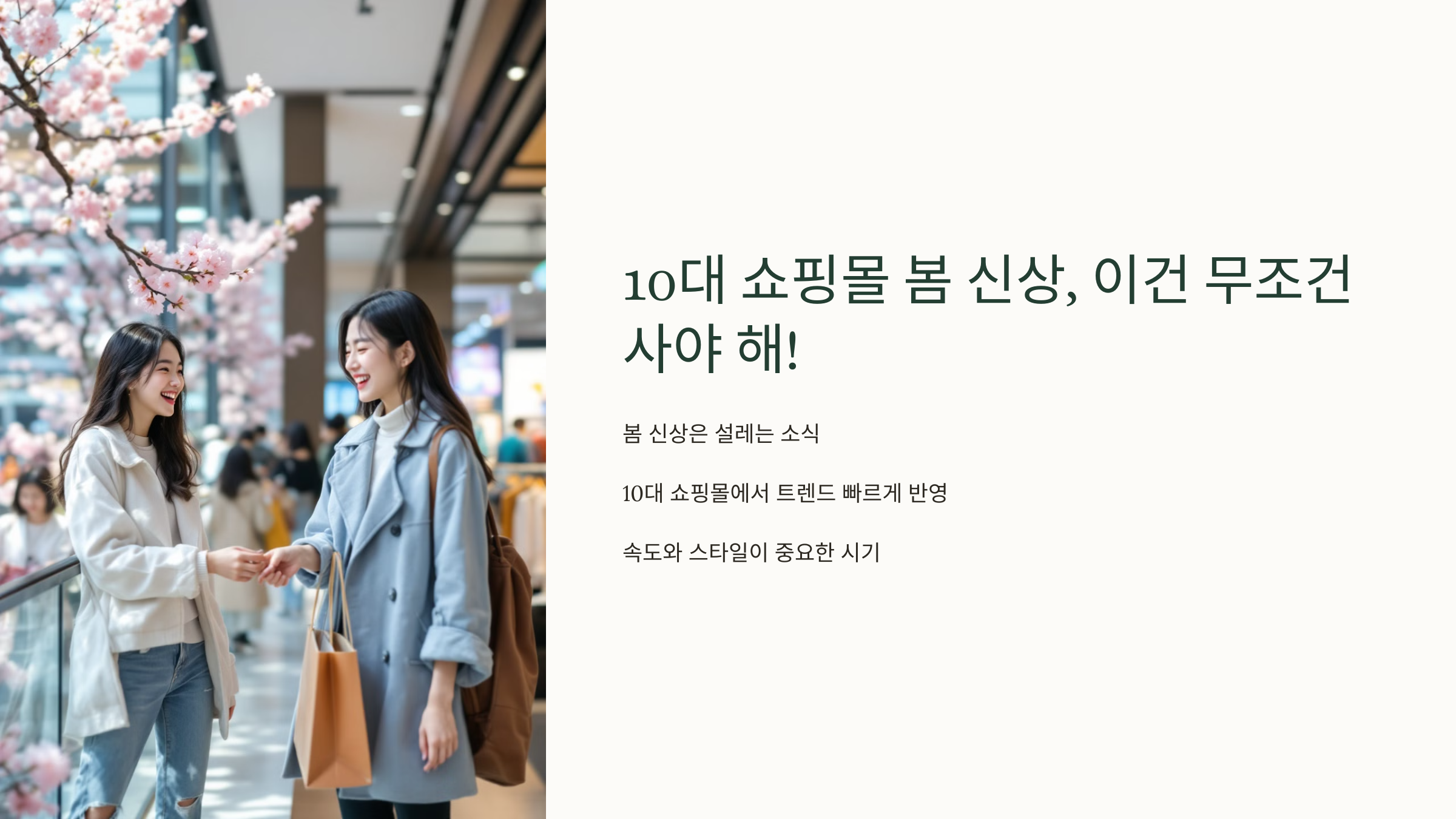 10대 쇼핑몰 봄 신상, 이건 무조건 사야 해!