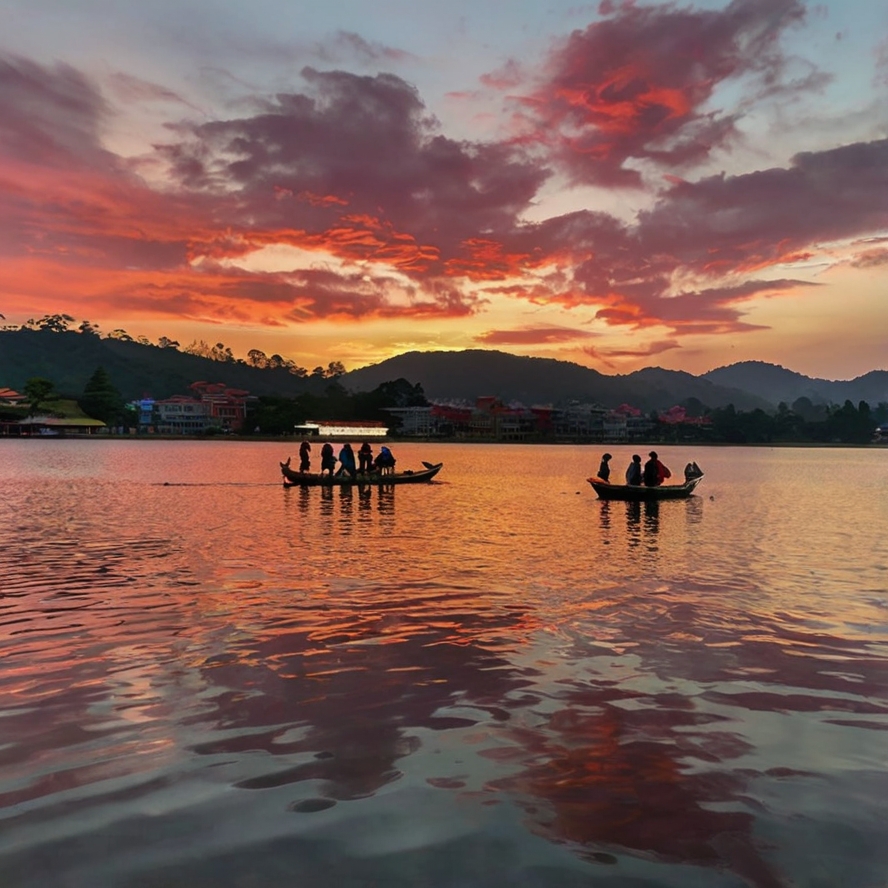달랏 뚜엔람 호수 이미지