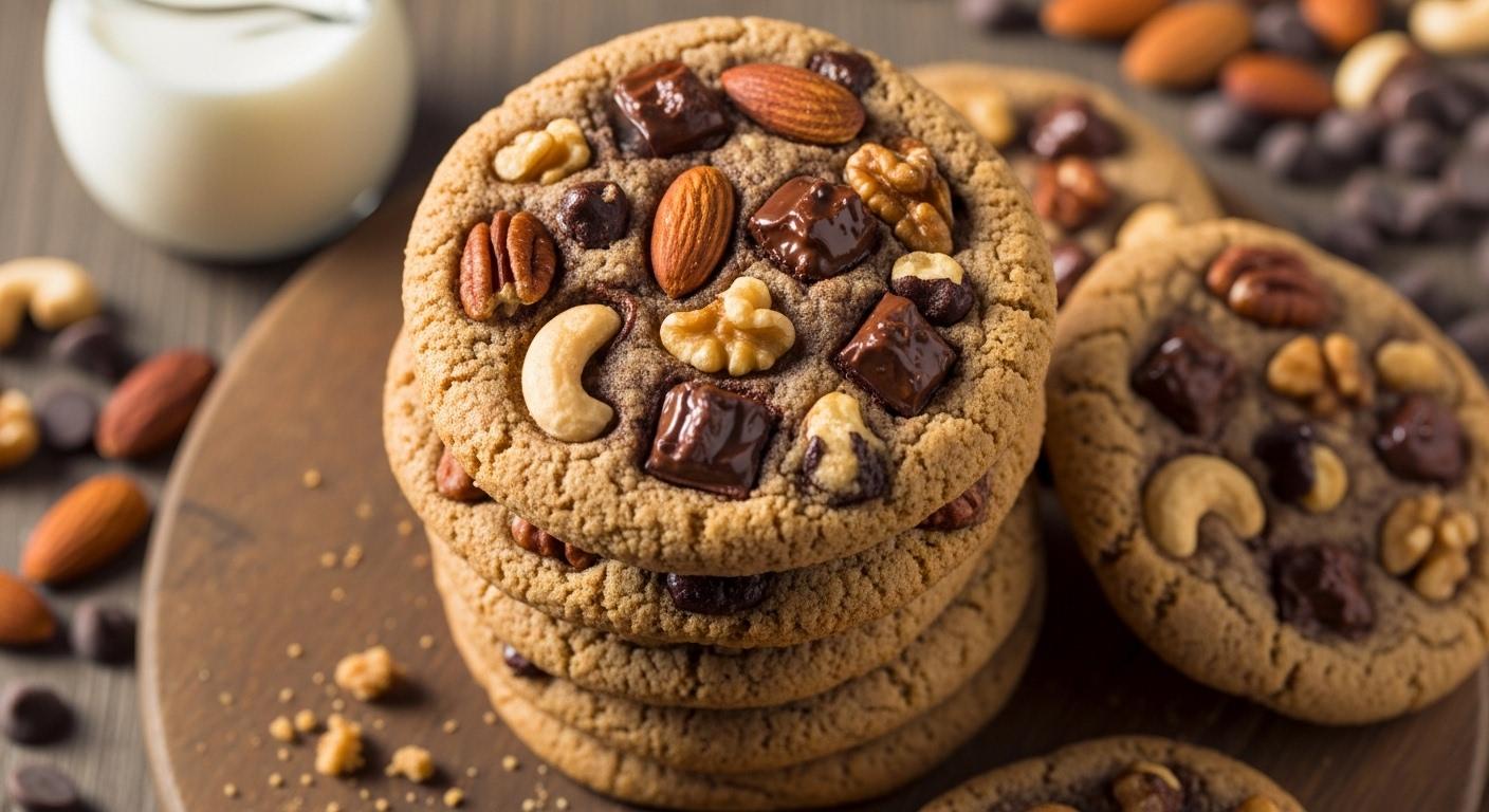 견과&amp;초코 분유쿠키