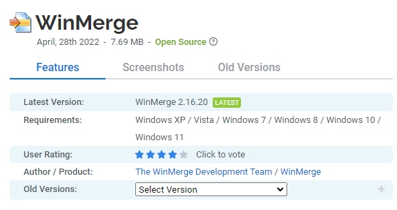 WinMerge