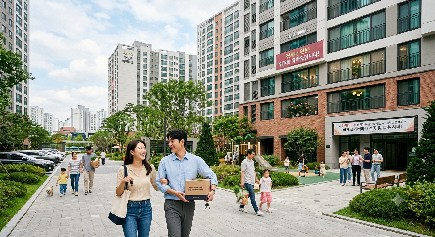 준공 후 입주한 아파트