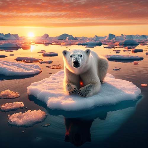 북극곰-기후변화