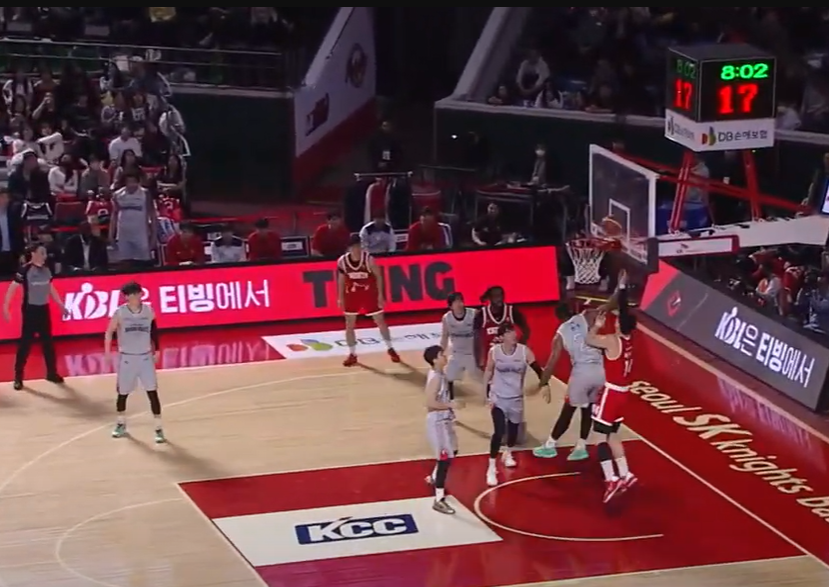 서울 SK와 현대모비스의 경기