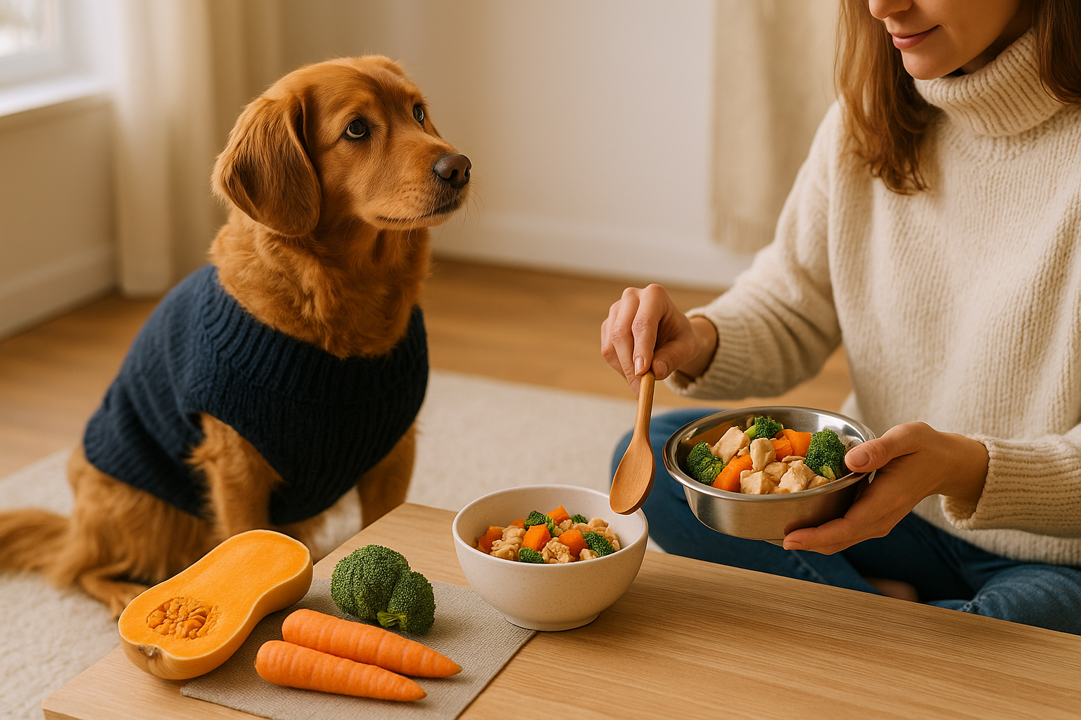 겨울철 강아지 영양보충 가이드 이미지 - 면역력 높이는 식단법 완전정복