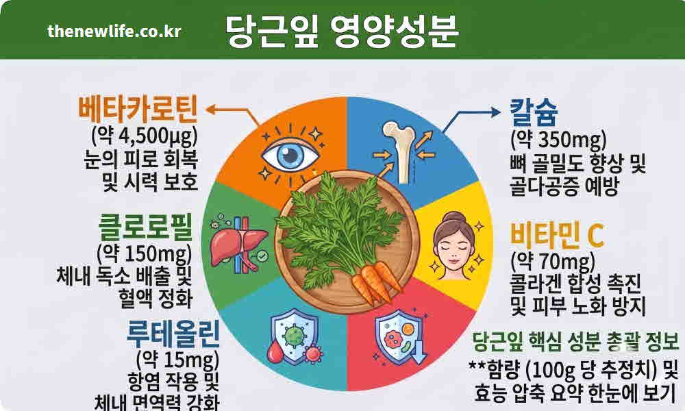 당근잎 효능 영양성분
