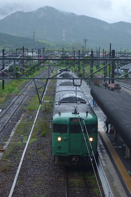 산 중턱에 지어진 희귀 간이역 탐방기