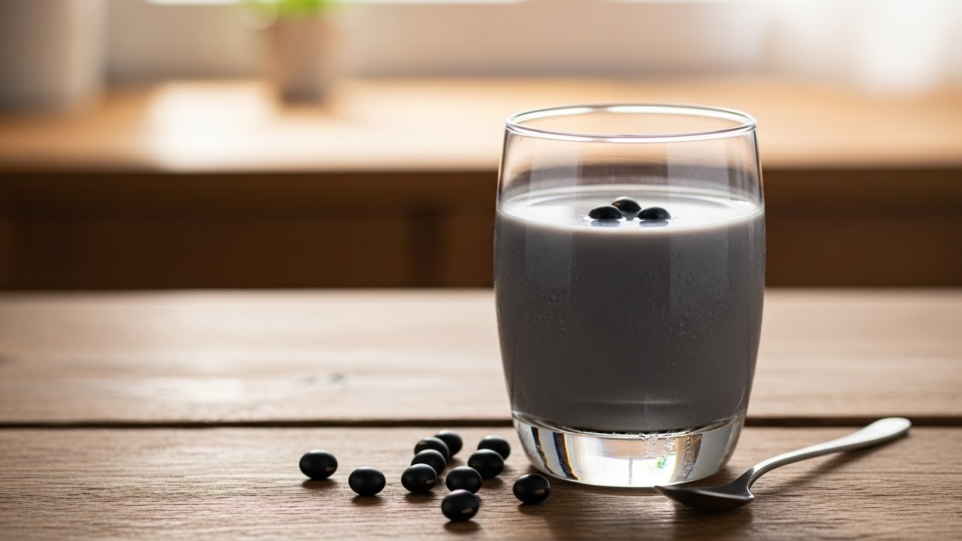 검은콩라떼