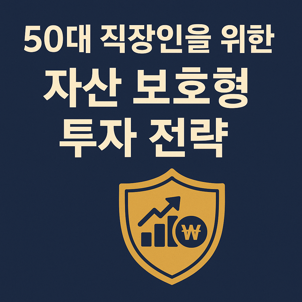 50대 직장인을 위한 자산 보호형 투자 전략