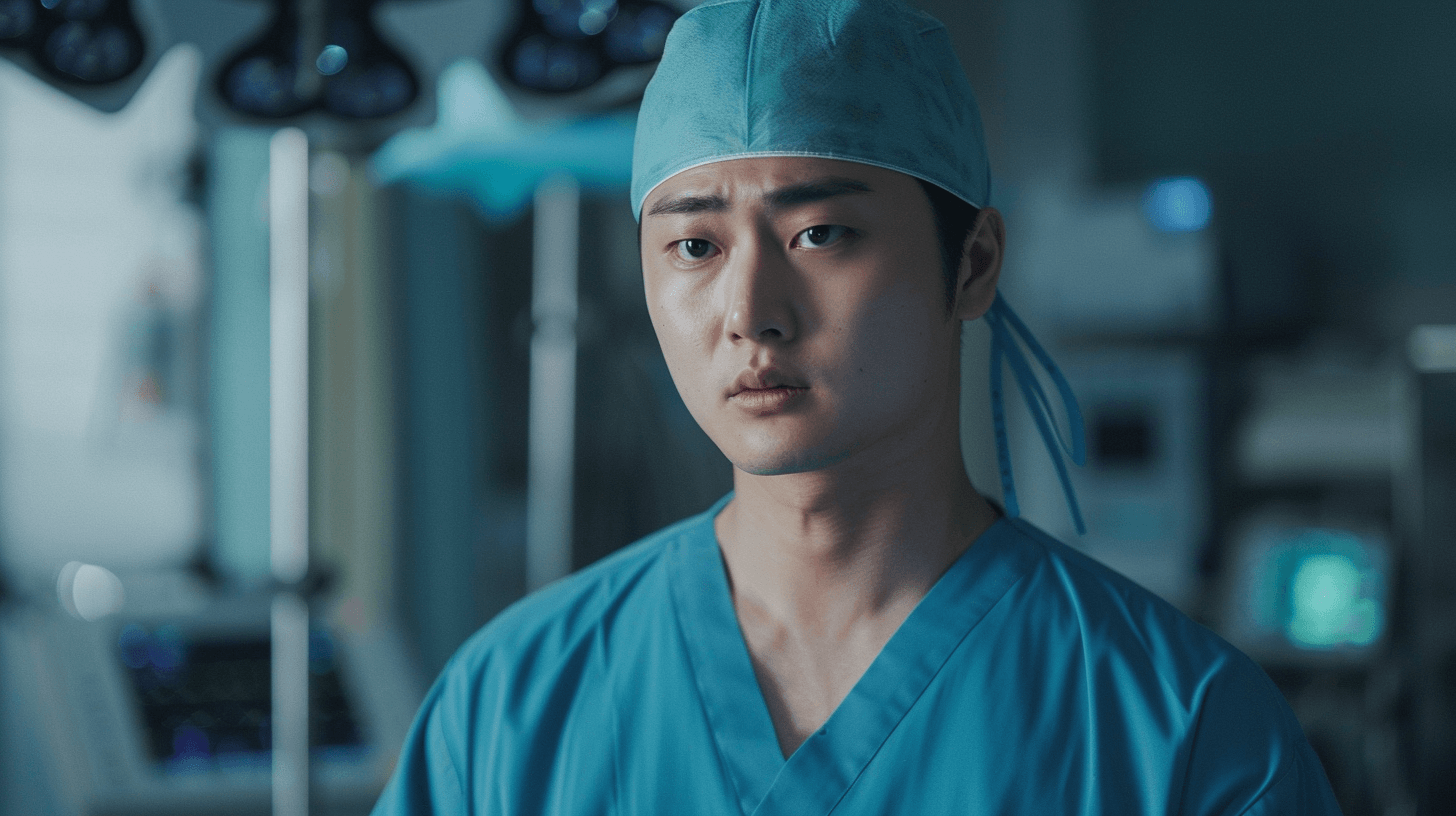 수술-가운을-입고-있는-의사