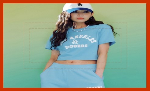 크롭 베이스볼 티