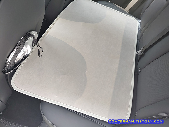 테슬라 모델3 하이랜드용 선쉐이드 펼쳤을 때