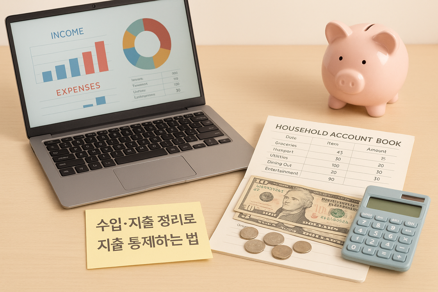 수입&middot;지출 정리로 지출 통제하는 법