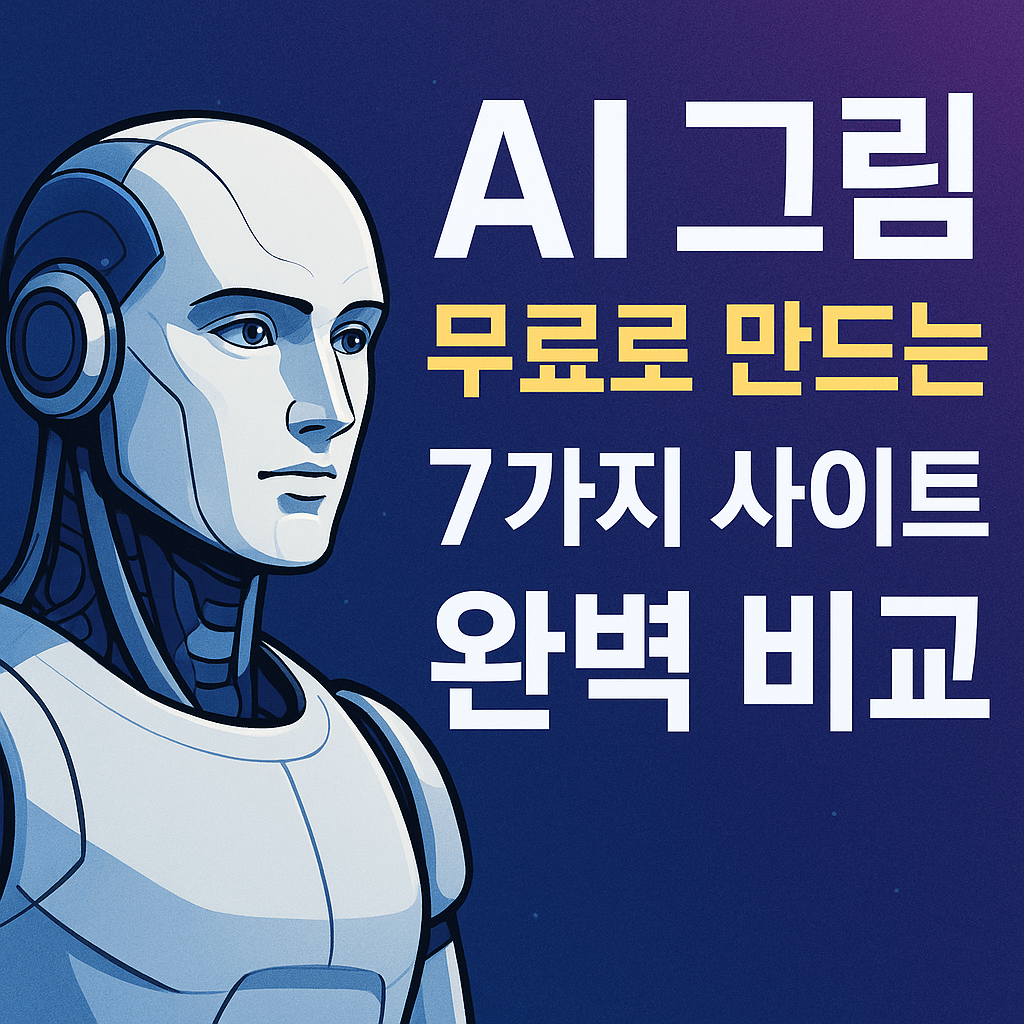 AI 그림 무료로 만드는 7가지 사이트 완벽 비교